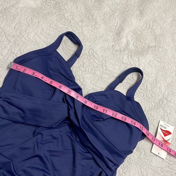 8 DDD Lands End Tankini Swim Top A02 6471 - Picture 4 of 6